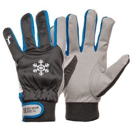 Рабочие перчатки DD Warm Winter Synthetic Leather Gloves Black/Grey 11