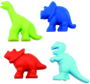 Набор игрушек для песочницы Ecoiffier Dinosaurs, синий/красный/зеленый/голубой