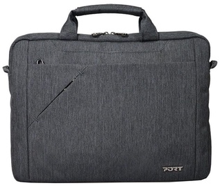 Klēpjdatoru soma Port Designs, pelēka, 13-14"