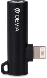 Devia Smart Series Lightning To Lightning/3.5mm Adapter Black