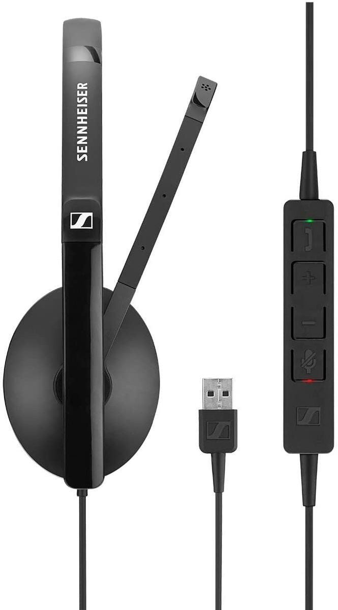 Ausinės Sennheiser SC 135 USB, juodos - Senukai.lt