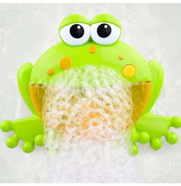 Mänguloom Musical Froggie Bubble frog, roheline