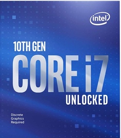 Procesors Intel Intel® Core™ i7-10700KF 3.8GHz 16MB BX8070110700KF, 3.8GHz, LGA 1200, 16MB