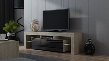 TV-laud Pro Meble Milano 160 Sonoma Oak/Black, 1600x350x450 mm