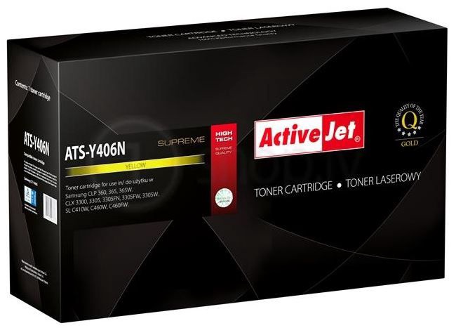 Tonera kasete ActiveJet ATS-Y406N, dzeltena