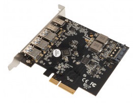 Adapter Akasa AK-PCCU3-09, 82 g, hõbe
