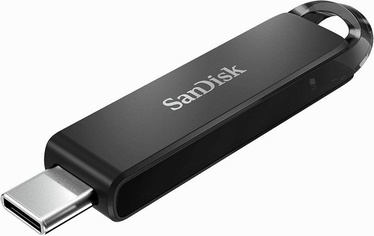 USB atmintinė SanDisk Ultra, juoda, 128 GB