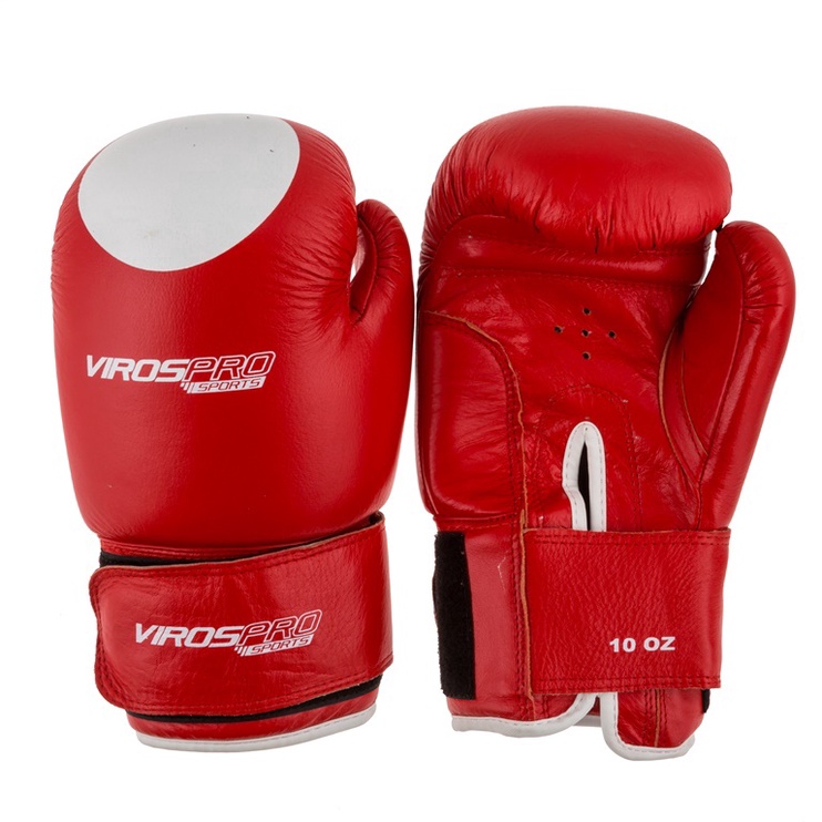 Boksa cimdi VirosPro Sports Boxing Gloves 10OZ Red SG-1001A