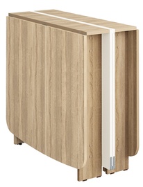 Pusdienu galds DaVita Kolibri 13 Sonoma Oak/Cream, 3000x800x750 mm