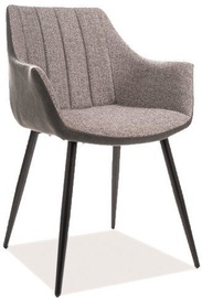 Стул для столовой Signal Meble Bruno Grey/Black, 1 шт.