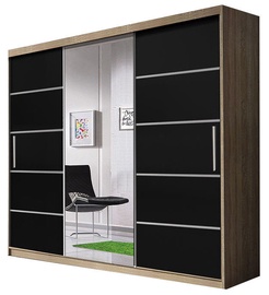 Idzczak Meble Wardrobe Astra Sonoma Oak/Black