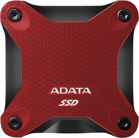 Cietais disks Adata SD600Q, SSD, 240 GB, sarkana