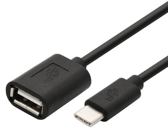 TB OTG Cable USB / USB-C 0.15m Black
