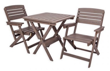 Välimööbli komplekt Folkland Timber Heini 2, hall, 2 istekohta