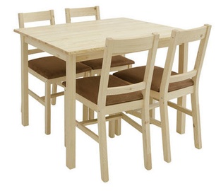 Black Red White Dining Room Set Lulu 2 Natural
