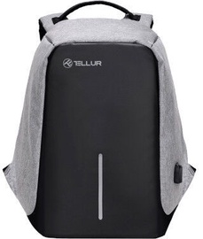 Tellur Laptop Backpack With USB Port Grey