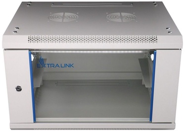 Extralink 6U 600x450 Wall-Mounted Rackmount Cabinet Gray