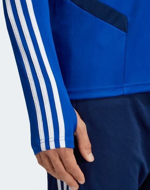Футболка с длинными рукавами, мужские Adidas, синий, XL