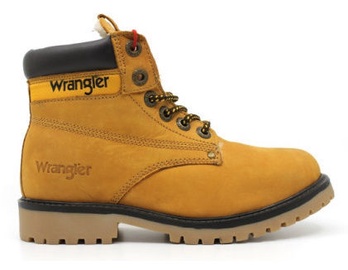 Wrangler Hunter Leather Winter Boots Camel Brown 43