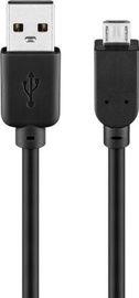 Goobay USB 2.0 Micro USB 1.8m Black Cable