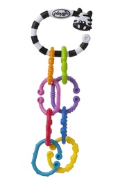 Игрушка для коляски Playgro Zebra 9 Links On The Go, многоцветный