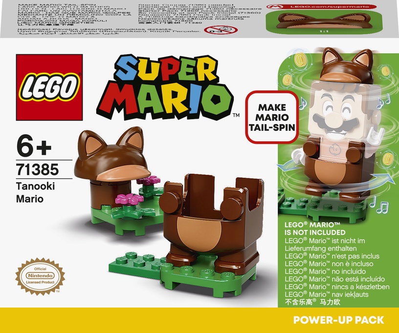 Konstruktor LEGO Super Mario Tanooki Mario Power-Up Pack 71385, 13 tk