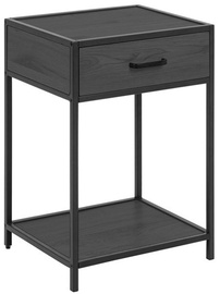 Home4you Seaford Bedside Table Black