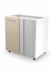 Отдельно стоящий кухонный шкаф Vento, белый/песочный, 100 см x 52 см x 82 см