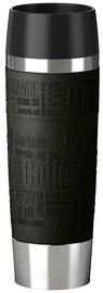 Termokrūze Emsa Travel, 0.5 l, melna