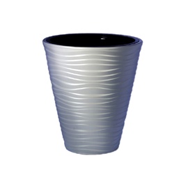 Puķu pods Form Plastic, pelēka, Ø 400 mm