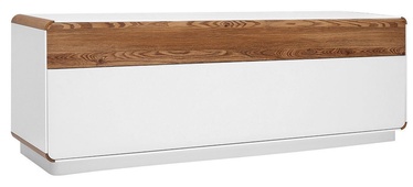 Black Red White Elis TV Stand White&Oak