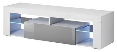Vivaldi Meble Everest TV Stand White/Grey Gloss