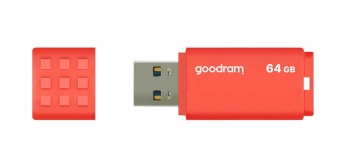 USB atmintinė Goodram UME3-0640O0R11, oranžinė, 64 GB