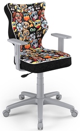 Детский стул Entelo Duo Size 5 ST28, черный/серый/многоцветный, 375 мм x 1000 мм