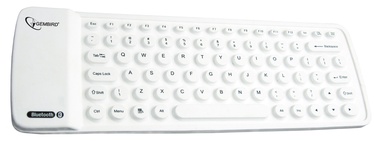 Klaviatūra Gembird Bluetooth KB-BTF1-W-US White EN
