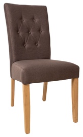Ēdamistabas krēsls Home4you Queen, brūna, 64 cm x 46 cm x 102 cm