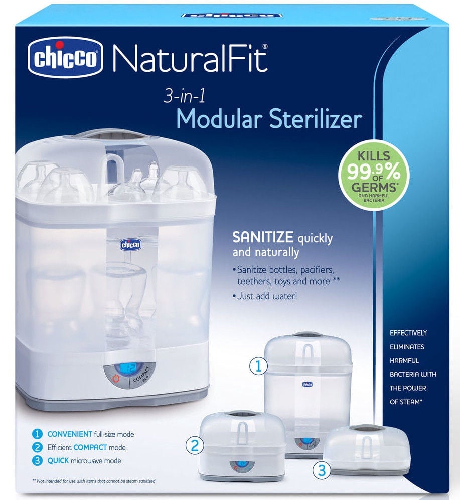 Chicco naturalfit 3 in 1 sales modular sterilizer