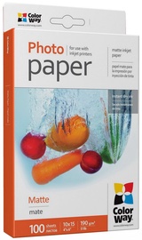 ColorWay Photo Paper A6 190 Matte 100 Pages