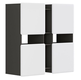Black Red White Possi Light SFW4D 115x115x42cm Grey/White