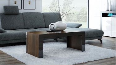 Kafijas galdiņš Pro Meble Milano Walnut/Black, 1200x600x500 mm