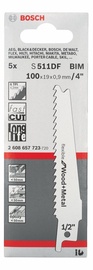 Bosch 2608657723 S 511 DF Sabre Saw Blades Set 5pcs