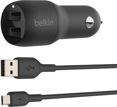 Lādētājs Belkin, 2 x USB, melna