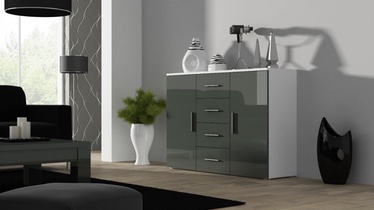 Cama Meble Uni Chest Of Drawers White/Grey Gloss