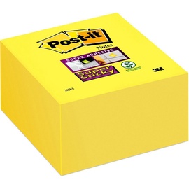 3M Post It Super Sticky Notes Cube 350pcs Ultra Yellow