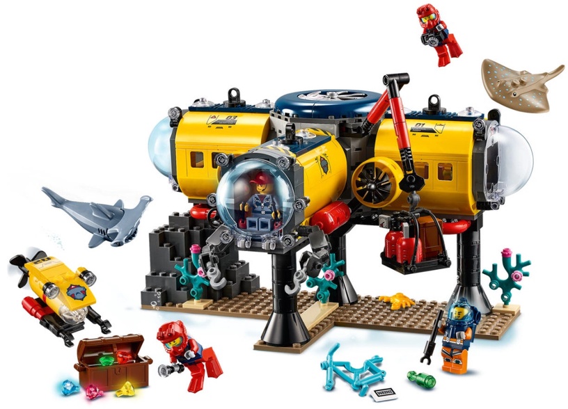 Konstruktor LEGO City Ookeani uurimise baas 60265, 497 tk