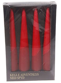 Verners Christmas Advent Candles Red 353114