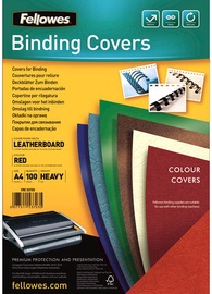 Fellowes Delta A4 Binding Cover Leather Red