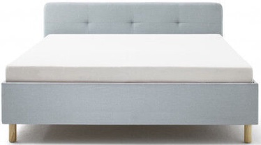 Кровать Amelie Wooden Oak Base, 140 x 200 cm, синий