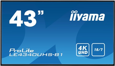 Монитор Iiyama Prolite LE4340UHS-B1, 42.5″, 8.5 ms