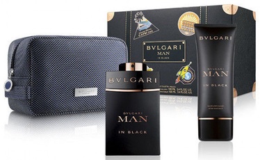 Духи Bvlgari Man In Black 100 мл EDP + Бальзам после бритья 100 мл + Косметичка